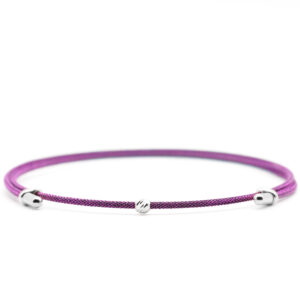 Bratara Soluna Purple 1 bila argint