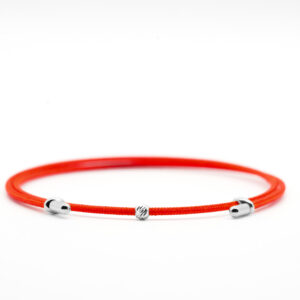 Bratara Soluna Red 1 bila argint