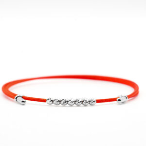 Bratara Soluna Red 7 bile argint
